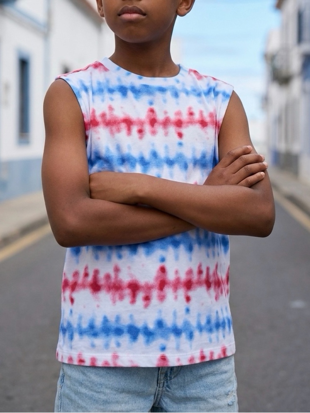 Americana Tie Dye Tank Top